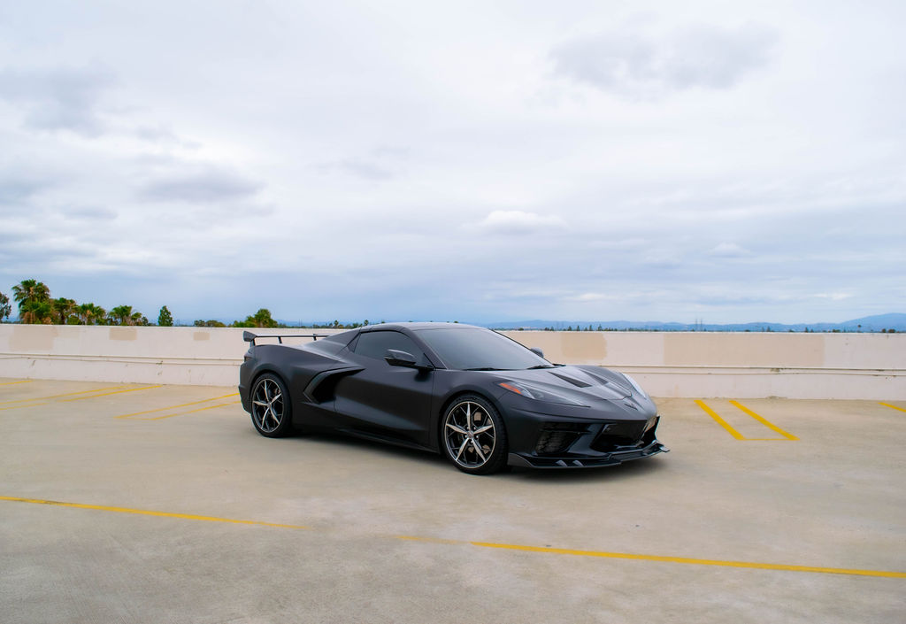 Black Chevrolet Corvette C8 Stingray for rent in Orange County