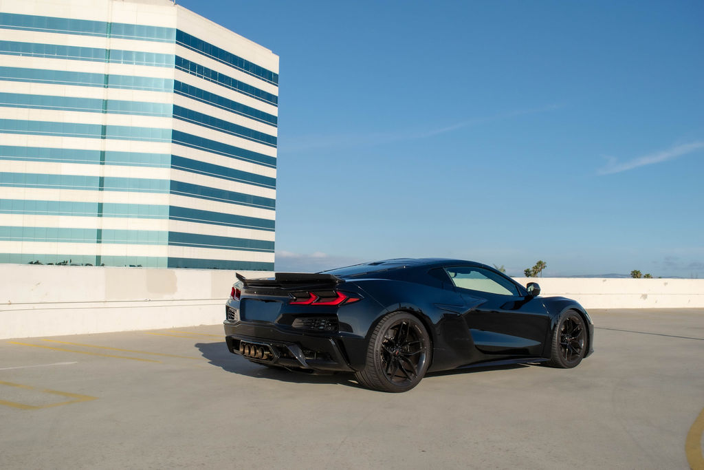 Chevrolet Corvette C8 Z06 in Black with Black interior, Orange County rental