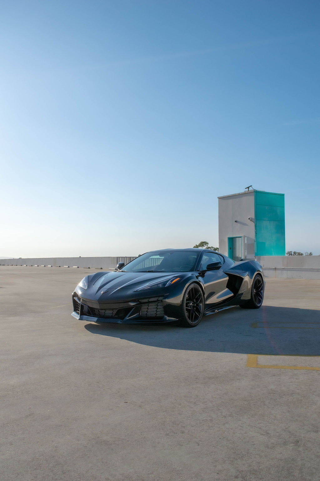 Black Chevrolet Corvette C8 Z06, 2 seats and 2 doors, rental in Orange County