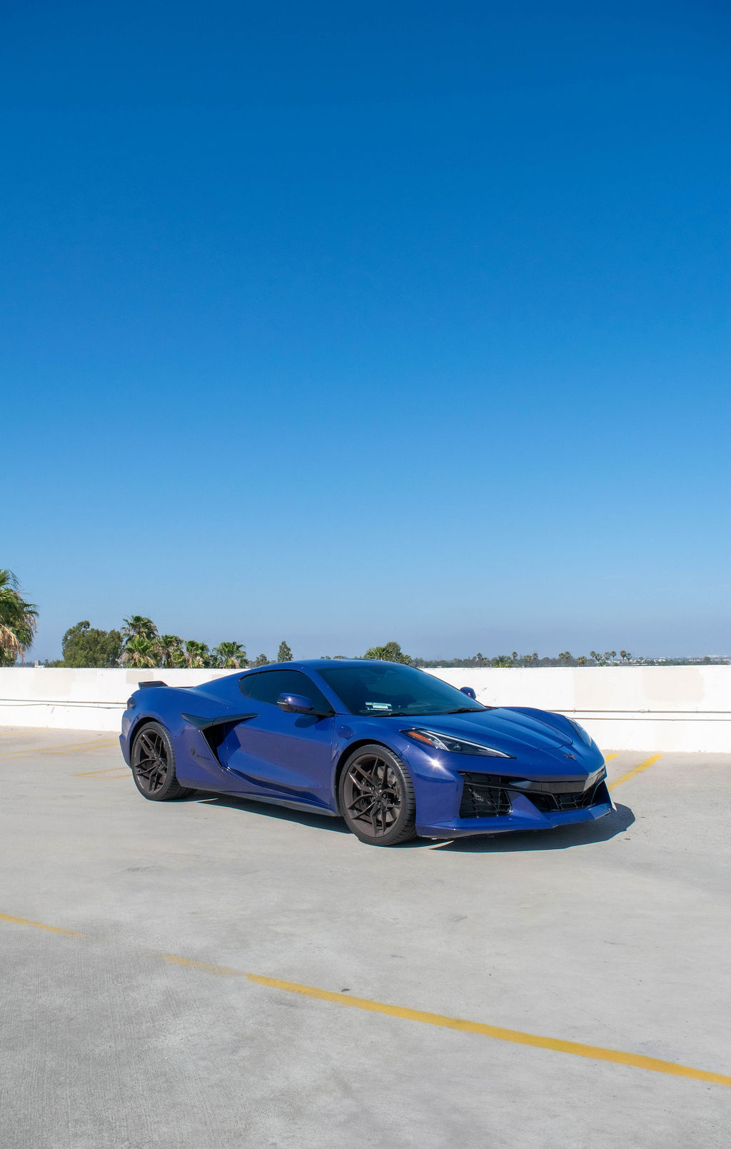 Blue Chevrolet Corvette C8 Z06, 2 seats and 2 doors, rental in Orange County