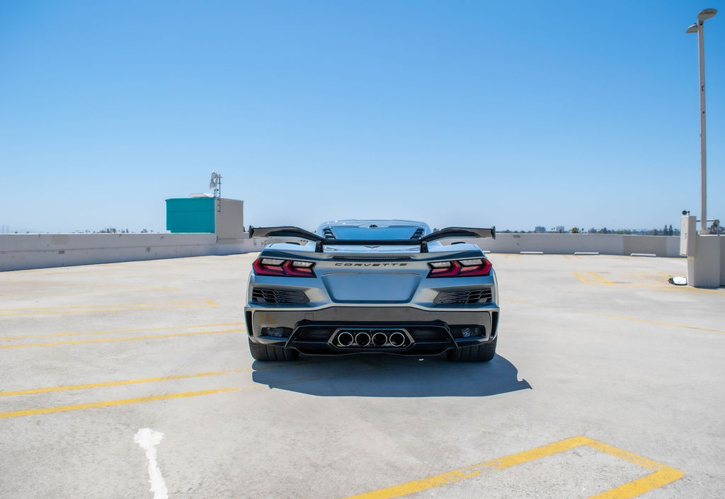 Silver Chevrolet Corvette C8 Z06, 2 seats and 2 doors, rental in Orange County