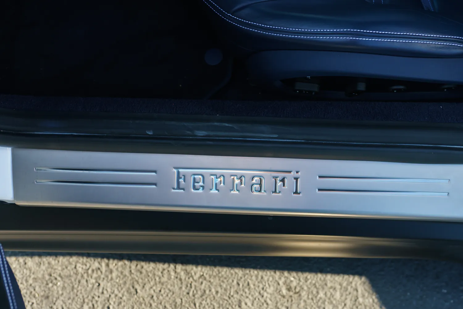 Ferrari 812 Superfast in White over Black, supercar rental in Orange County