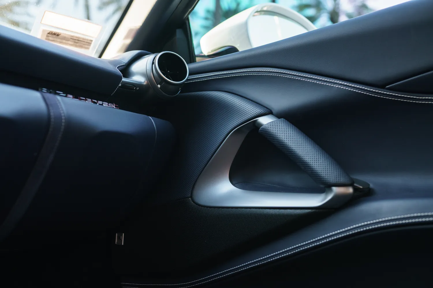 White Ferrari 812 Superfast with Black interior for hire across Southern California