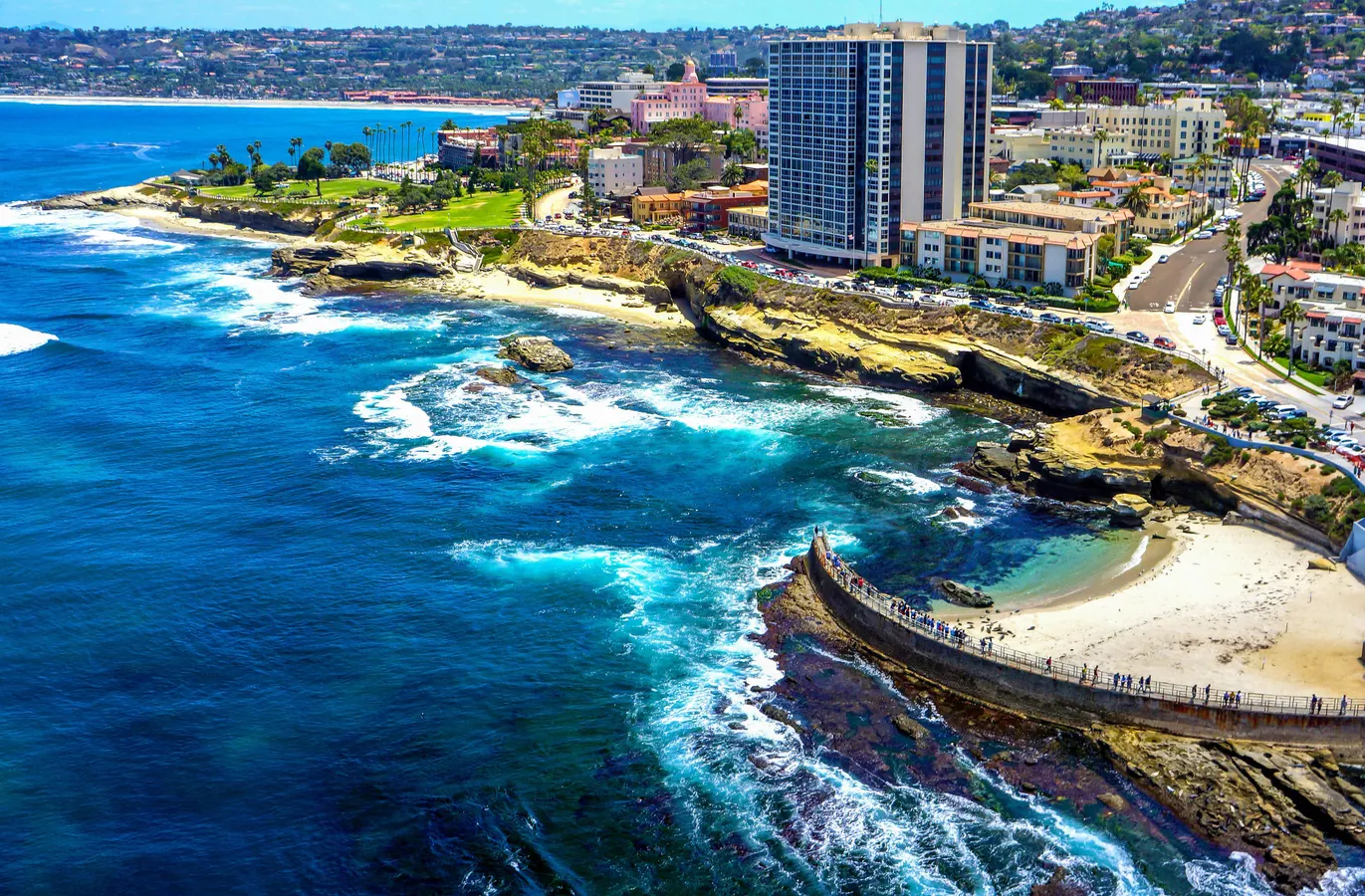La Jolla, the San Diego coastal neighborhood Prometheus Exotics delivers exotic car rentals to