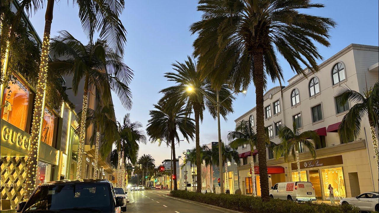 Rodeo Drive in Beverly Hills, where Prometheus Exotics delivers exotic car rentals