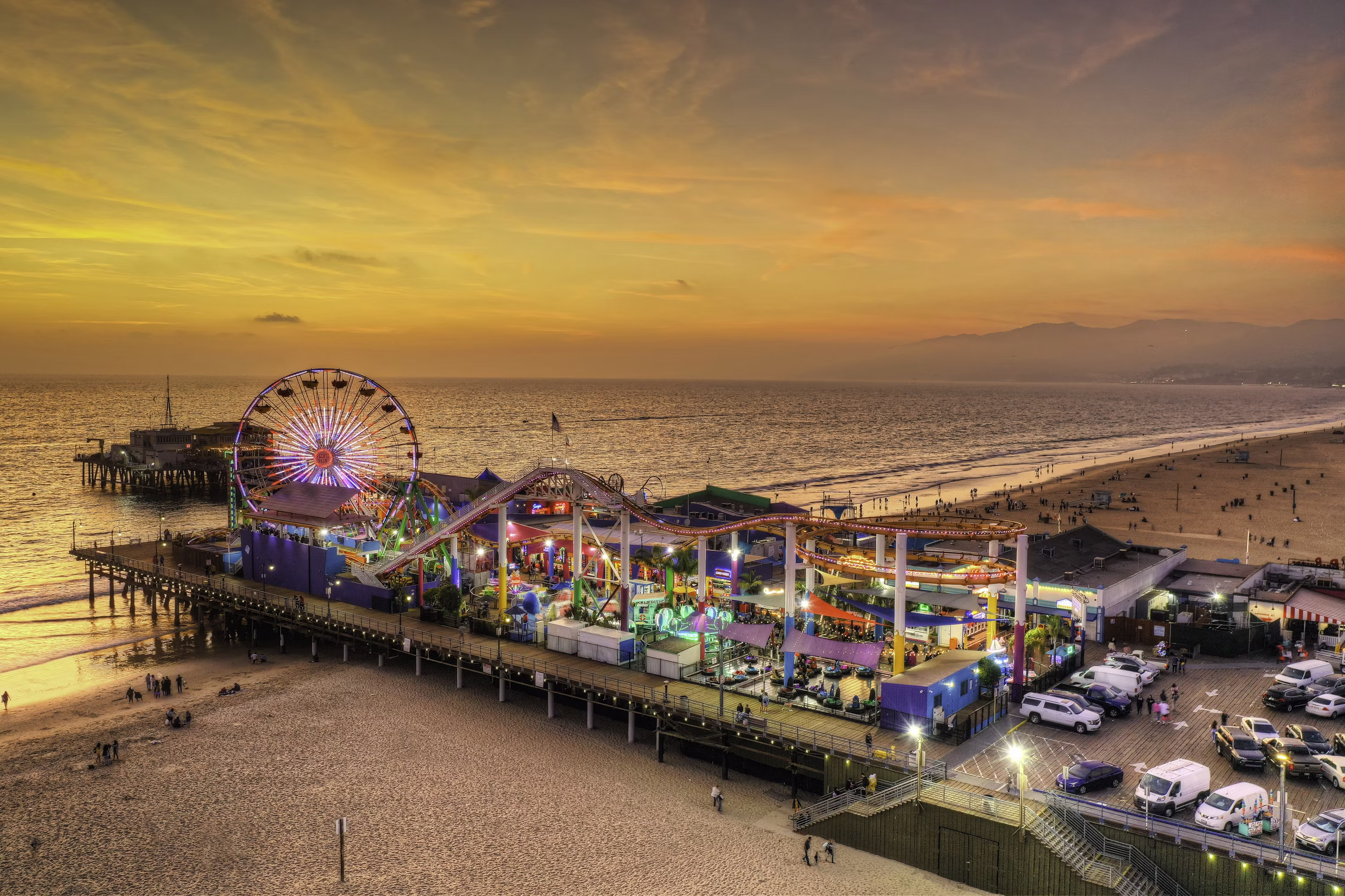 Santa Monica, where Prometheus Exotics delivers exotic car rentals in Los Angeles County