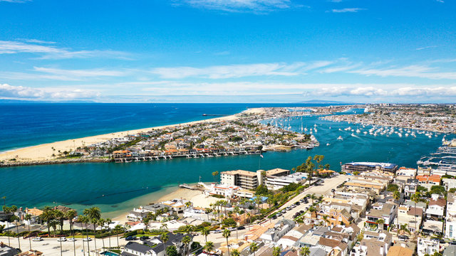 Newport Beach, where Prometheus Exotics delivers exotic car rentals in Orange County