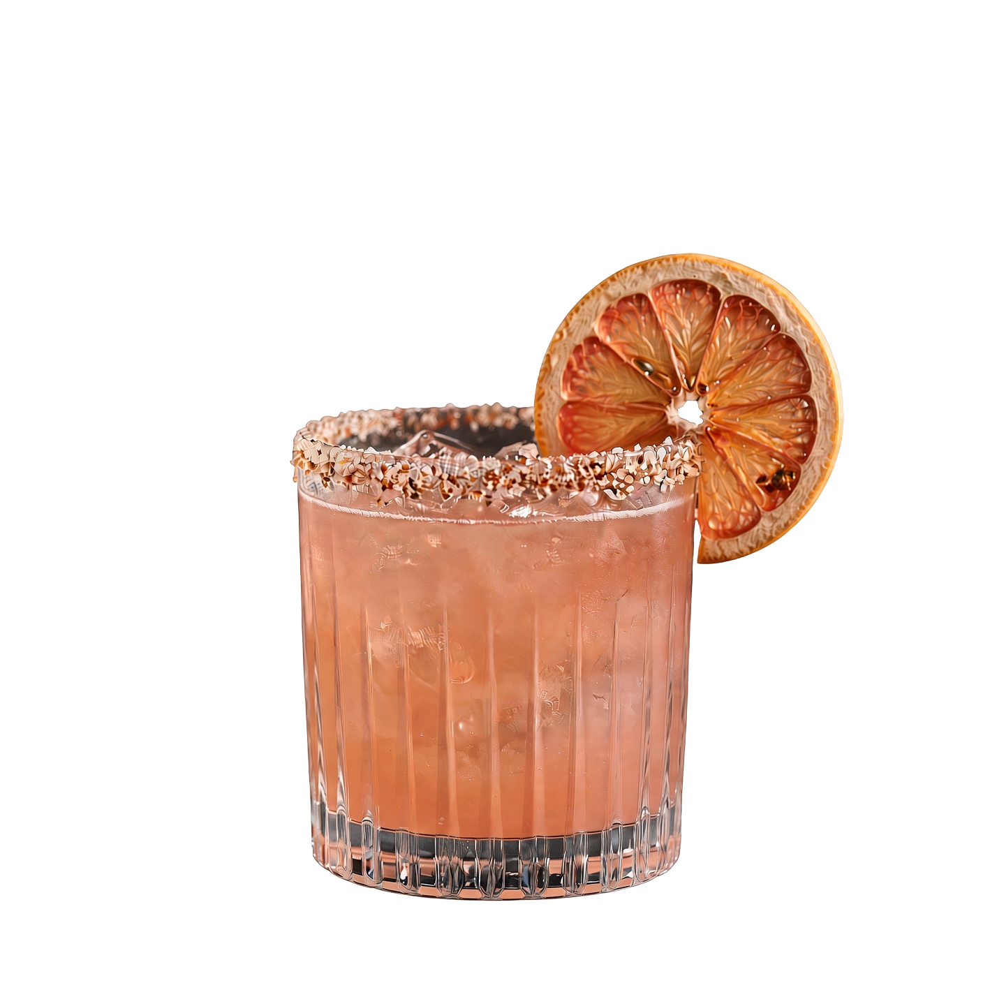 Tequila-based drink, heavy lowball cocktail Sol de Jalisco