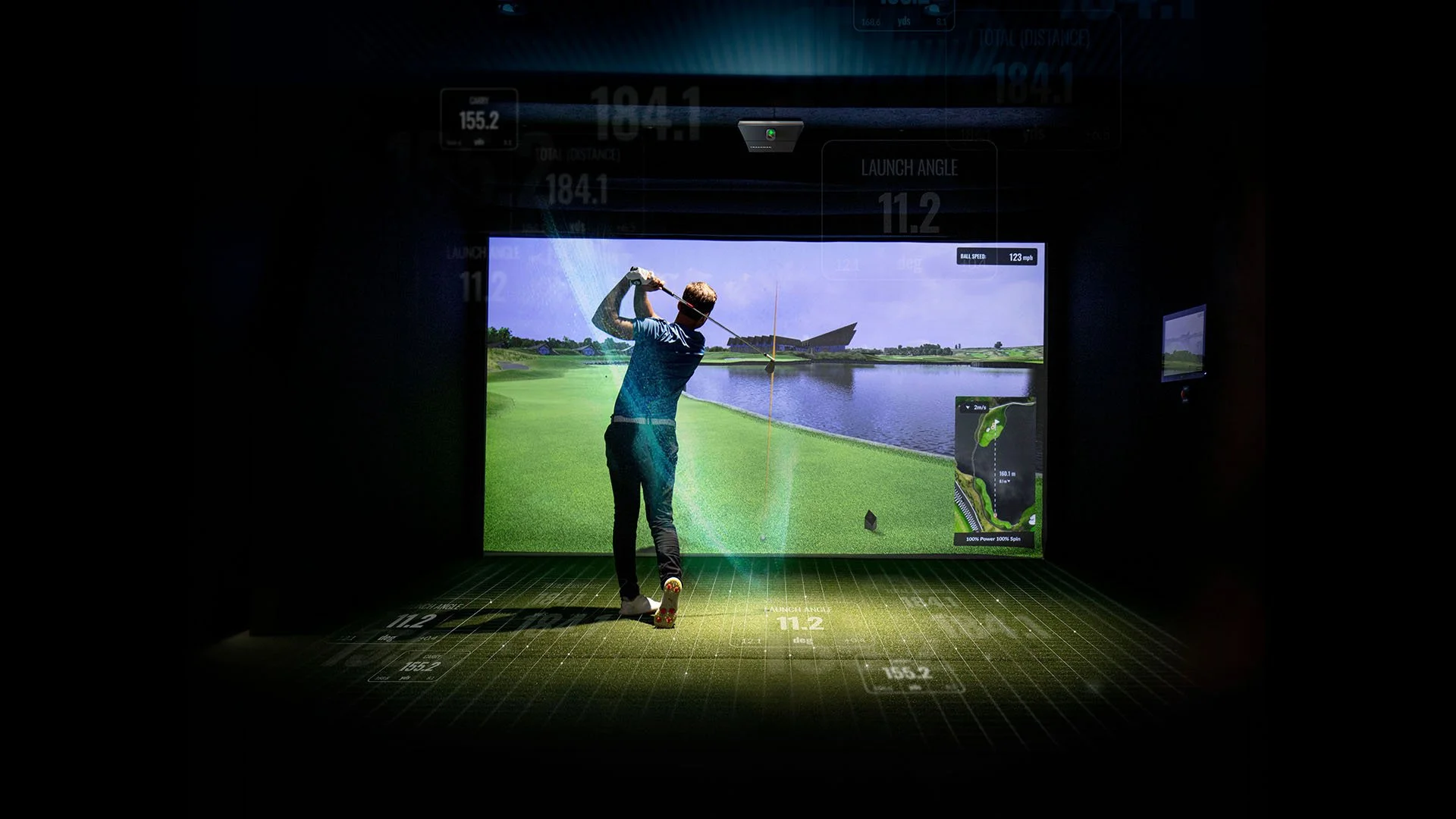Trackman iO simulator installation