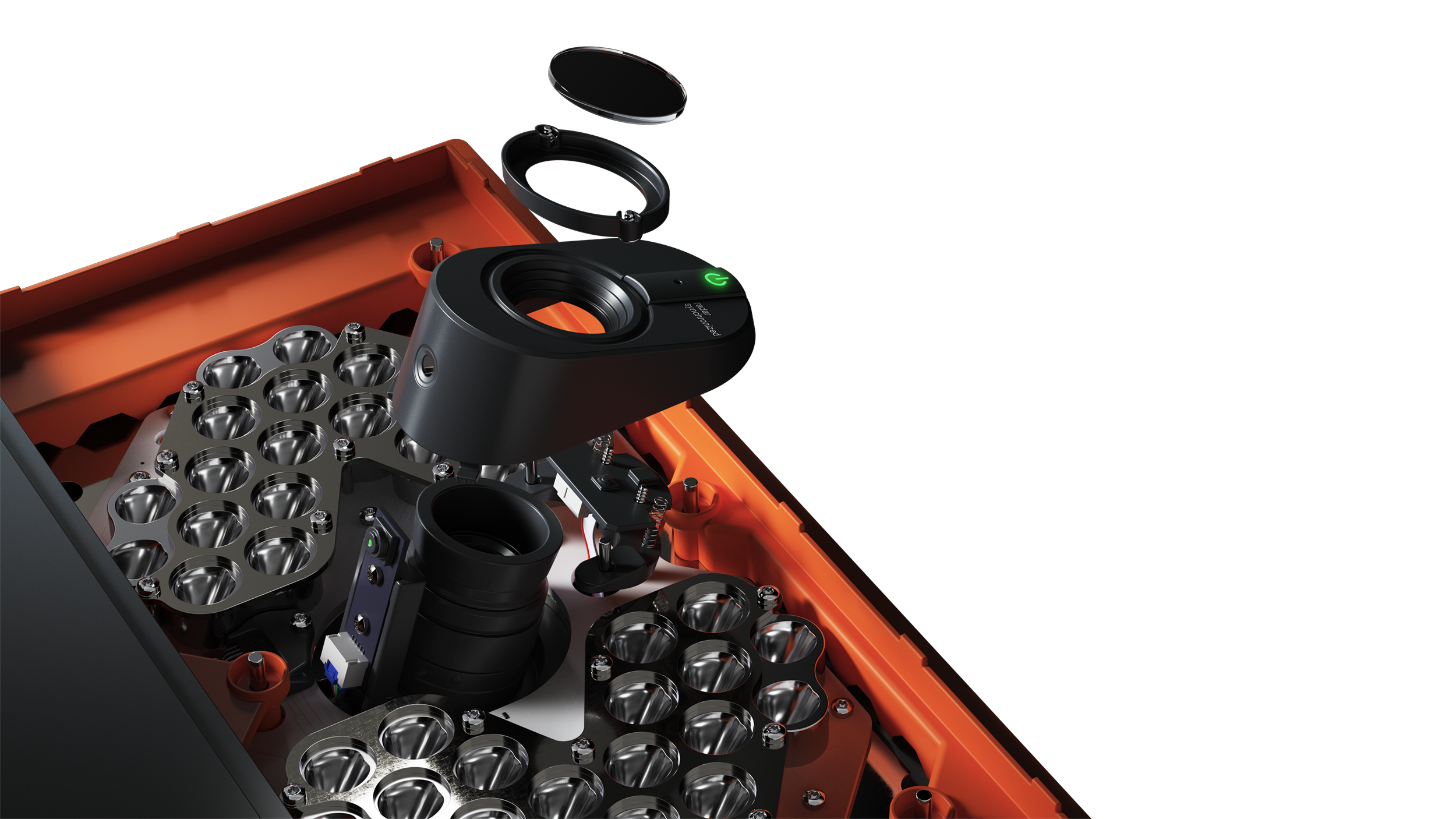 Trackman iO ceiling-mounted launch monitor