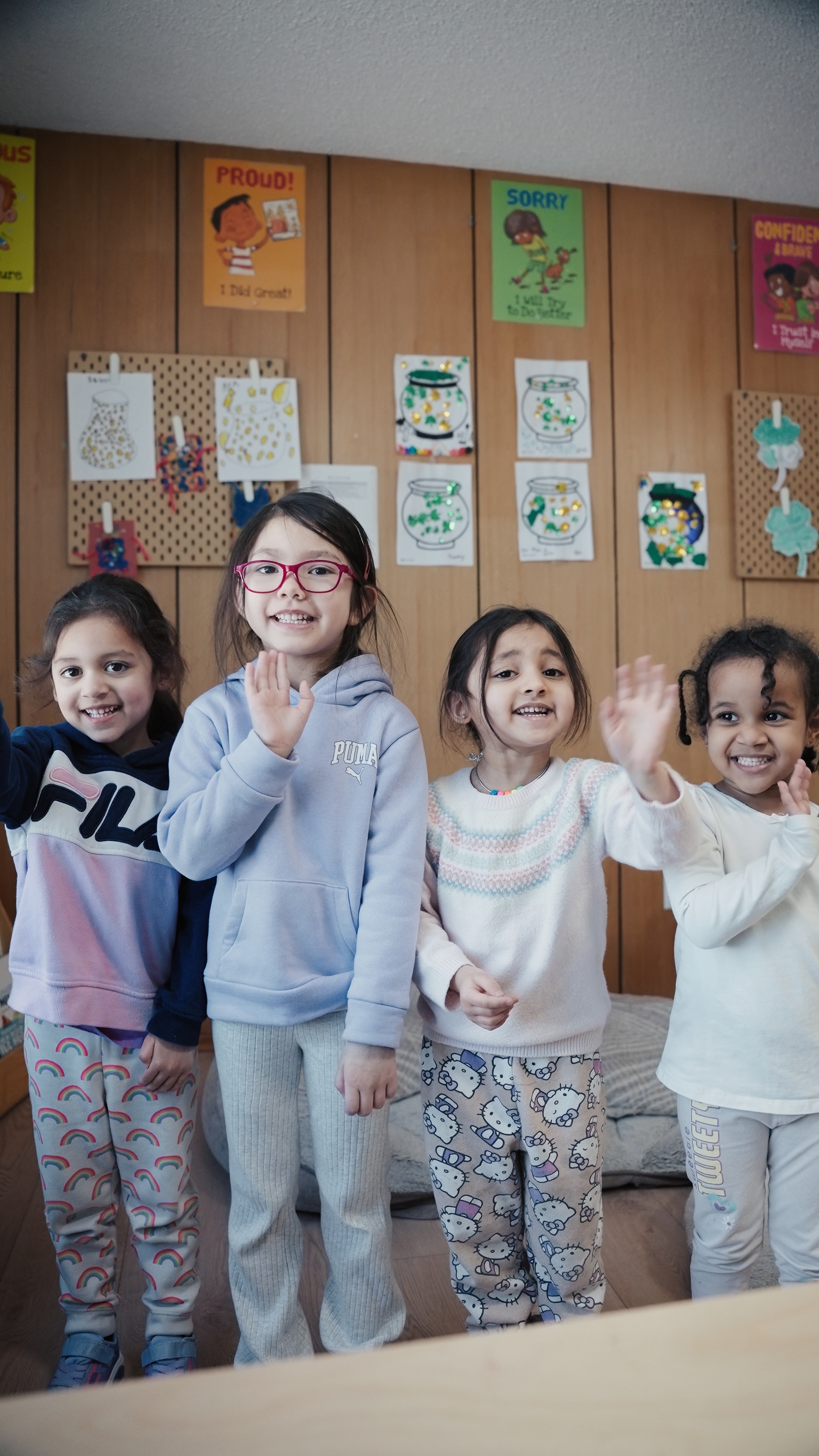 Children at Tots 2 Kids daycare Edmonton