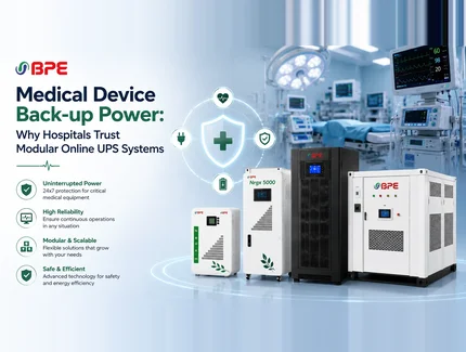 Medical Device Back-up Power: Why Hospitals Trust Modular Online UPS Systems