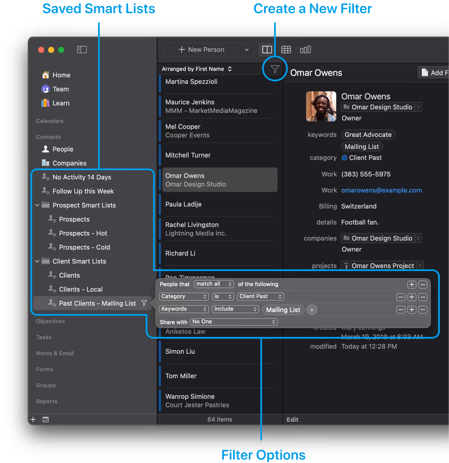 Smartly segment clients
