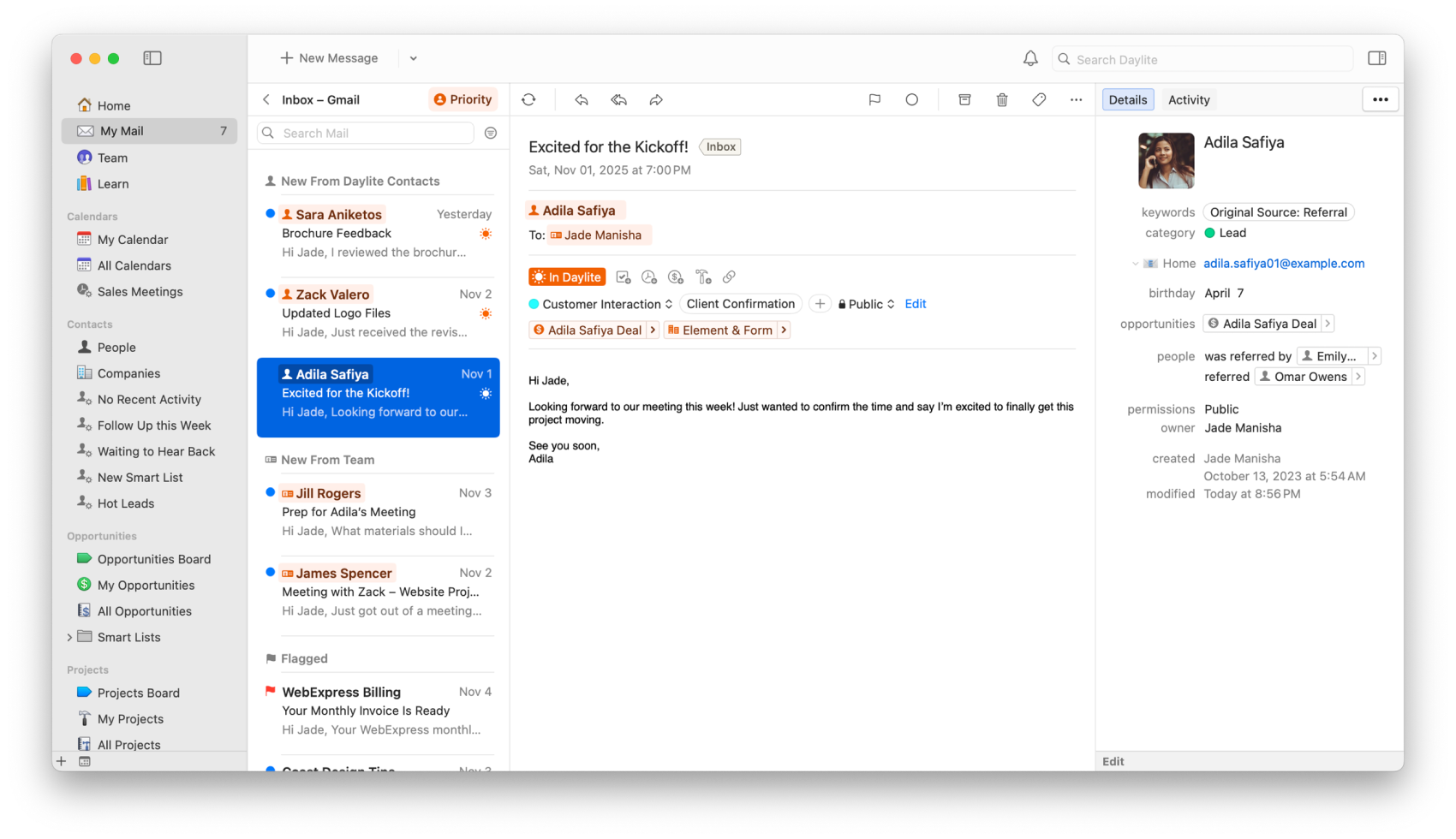 Email management