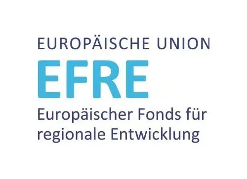 Logo der Europäischen Union mit dem Schriftzug EFRE Europäischer Fonds für regionale Entwicklung.