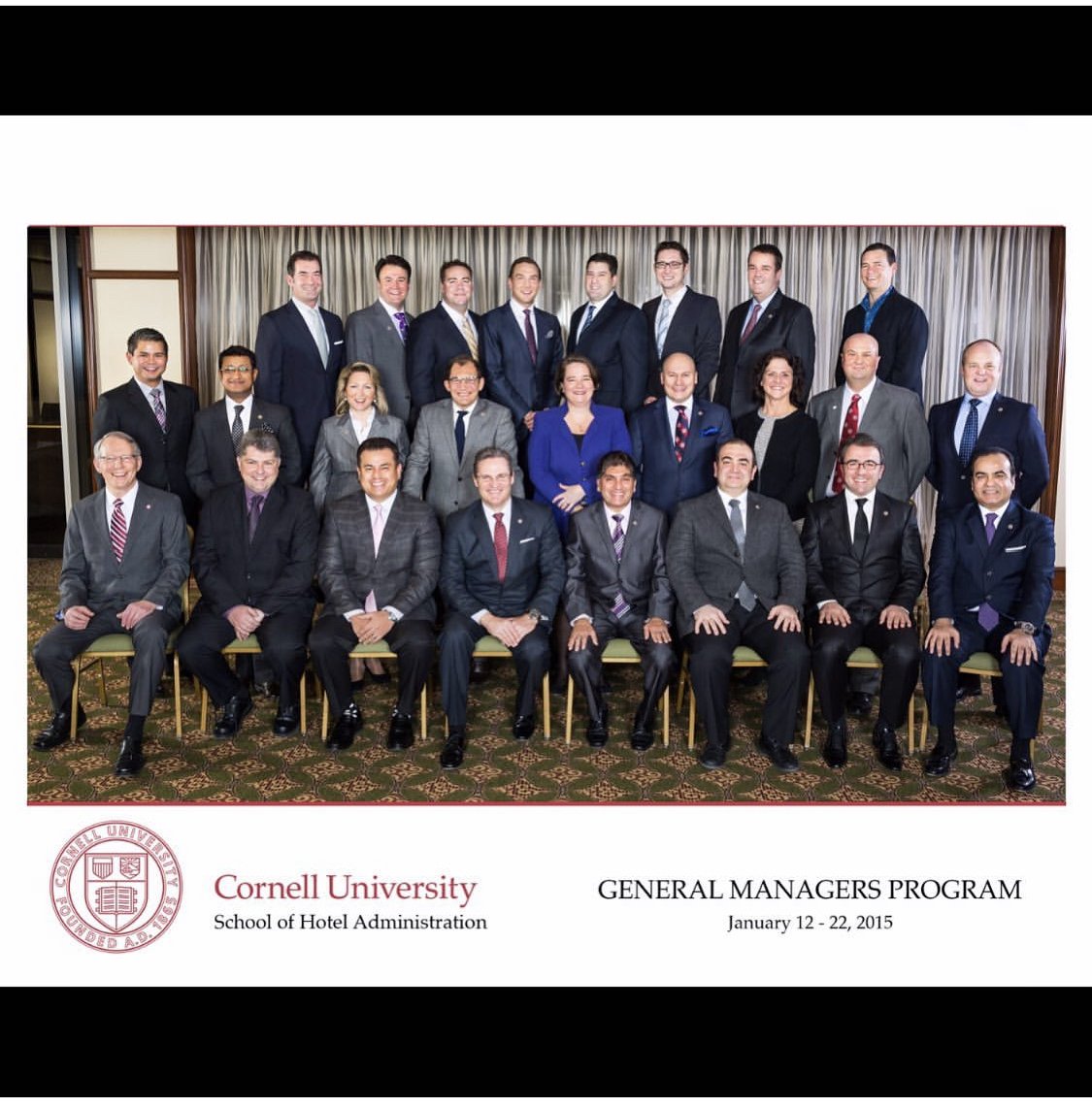 Cornell University General Managers Program — January 2015
