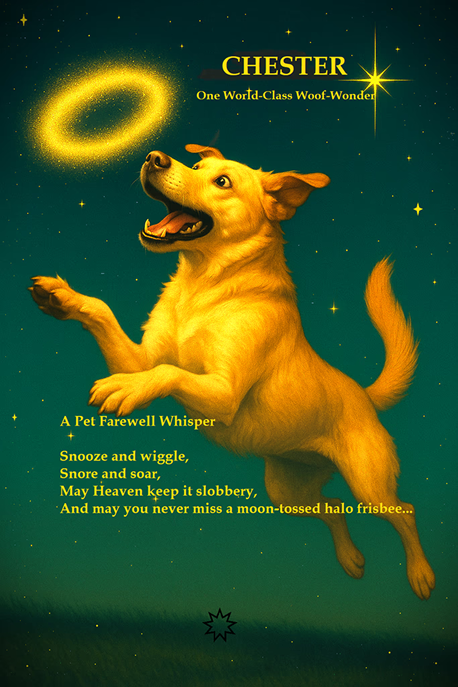 Chester - One World-Class Woof-Wonder