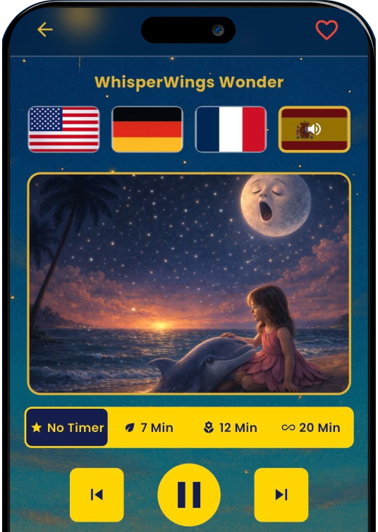 WhisperWings App on Phone