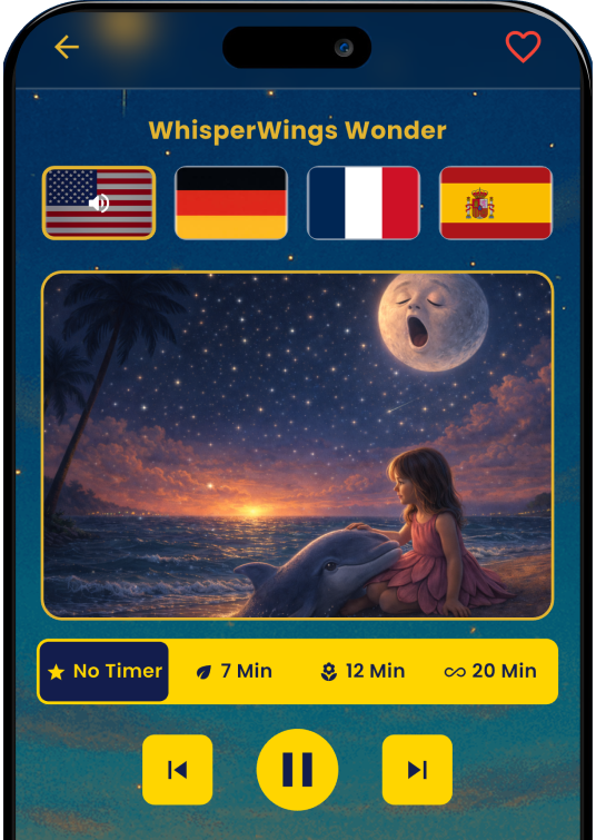 WhisperWings App on Phone