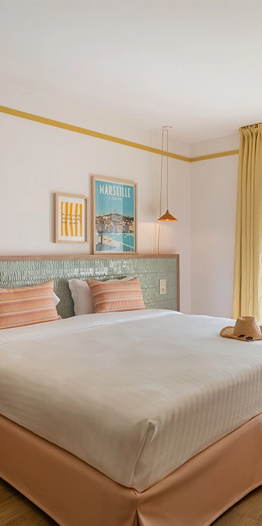 Soléo Prado, hotel rooms in Marseille Prado, comfortable and close to the city center.