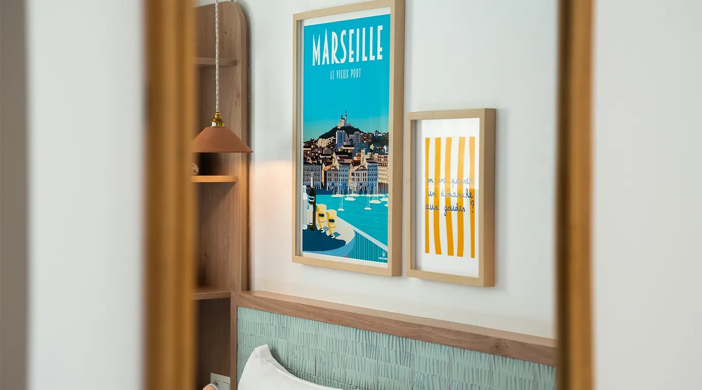 Soléo Prado, hotel in Marseille with colorful and comfortable rooms, located in the Prado district near the city center.