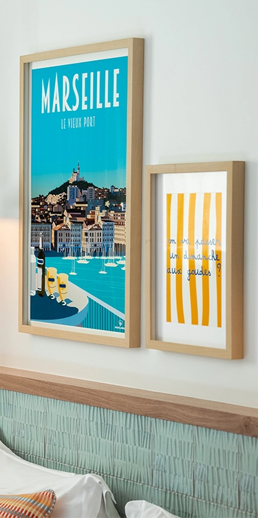 Soléo Prado, hotel in Marseille with colorful and comfortable rooms, located in the Prado district near the city center.