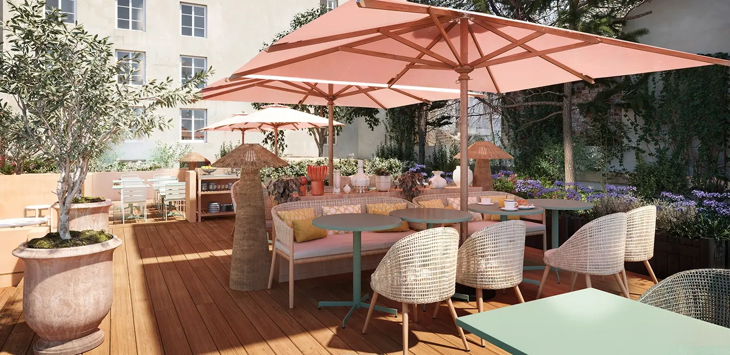 Discover Soléo Prado, a hotel in Marseille with terrace and gym, located in 13008 near the Prado beaches.