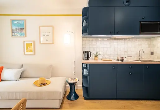 appartement tout équipé avec services hôteliers marseille prado