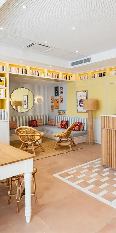 Soléo Prado, hôtel à Marseille avec chambres colorées et confortables, situé dans le quartier Prado près du centre-ville.