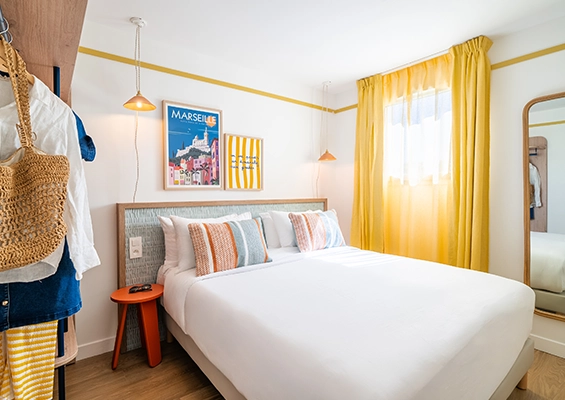 Soléo Prado, Privilege room in Marseille, modern comfort in 13008 a stone's throw from Place Castellane.