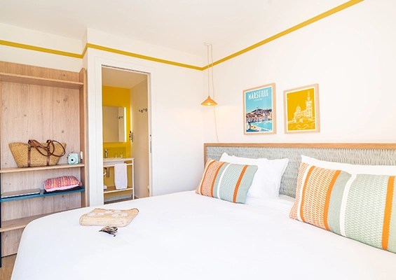 Soléo Prado, Superior room in Marseille with balcony, pleasant outdoor space near the Prado beaches.