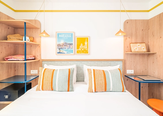 Soléo Prado, single room in Marseille Prado, ideal for a stay in 13008 near the Boulevard de Louvain.