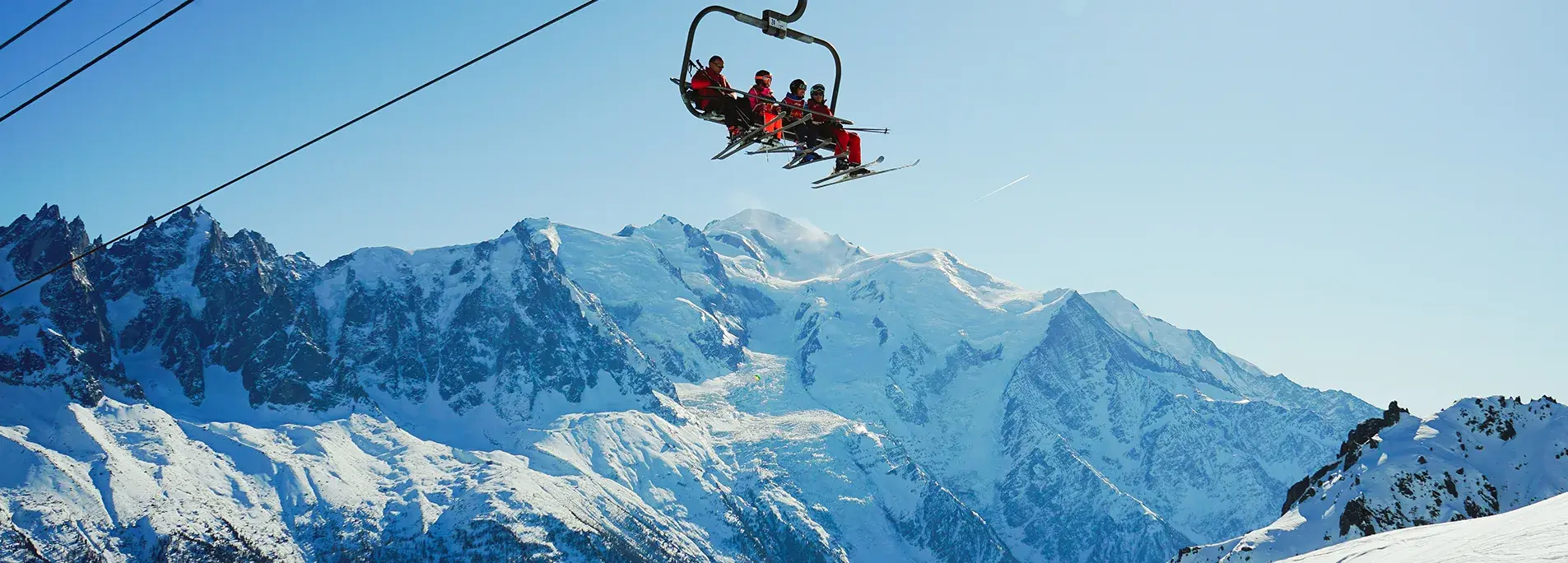 Heliopic Chamonix mountain ski lift