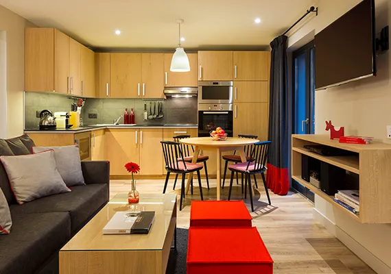 Appartement Le Nid D'Aigle cuisine heliopic chamonix mont-blanc