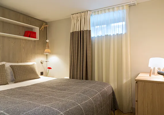 Appartement Le Lac Blanc chambre heliopic chamonix mont-blanc