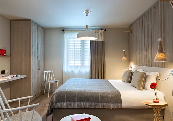 Appartement Les Cosmiques deuxième chambre heliopic chamonix mont-blanc