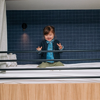 lit d'enfant chambre heliopic Chamonix Mont-Blanc