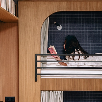 lit superposé chambre heliopic Chamonix Mont-Blanc