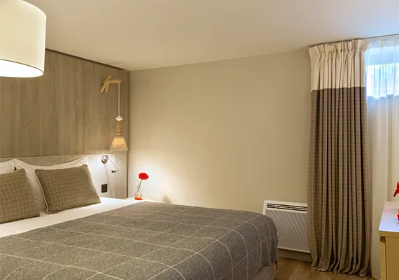 Appartement Les Cosmiques chambre heliopic chamonix mont-blanc