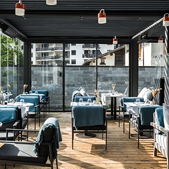 pergola heliopic Chamonix Mont-Blanc