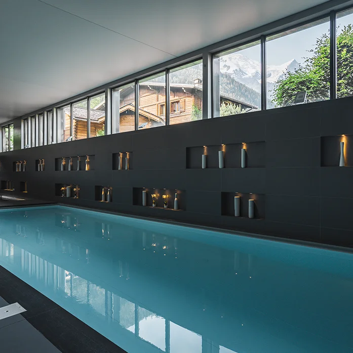 Spa pool 2 Chamonix heliopic mont-blanc