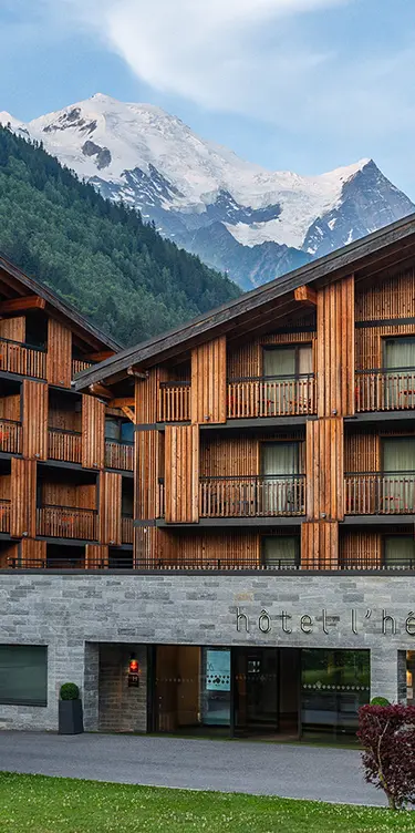 Hôtel 4 étoiles Heliopic au centre de Chamonix
