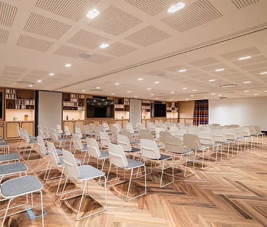 salle Théâtre hôtel heliopic chamonix mont-blanc