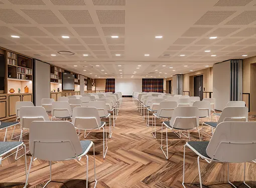 3 salles de séminaires en une à l'hôtel Heliopic à Chamonix