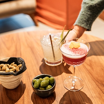 apéritif restaurant heliopic Chamonix Mont-Blanc