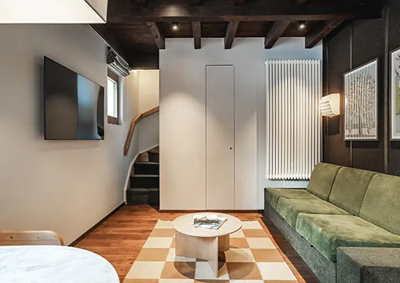 Appartement Isabella photo salon heliopic chamonix mont-blanc