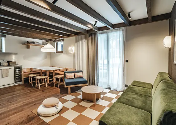 Appartement Lucy photo salon heliopic chamonix mont-blanc