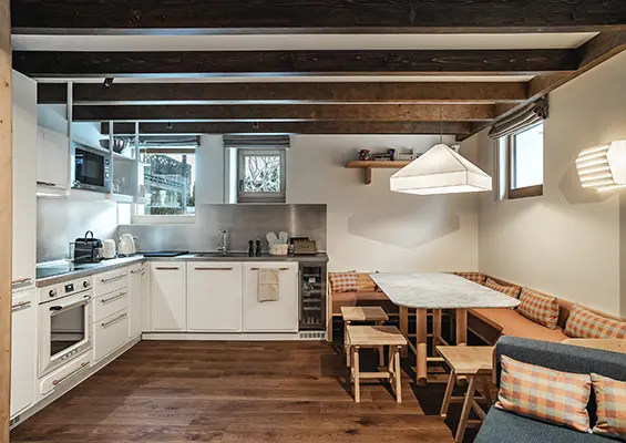 Appartement Lucy photo cuisine heliopic chamonix mont-blanc