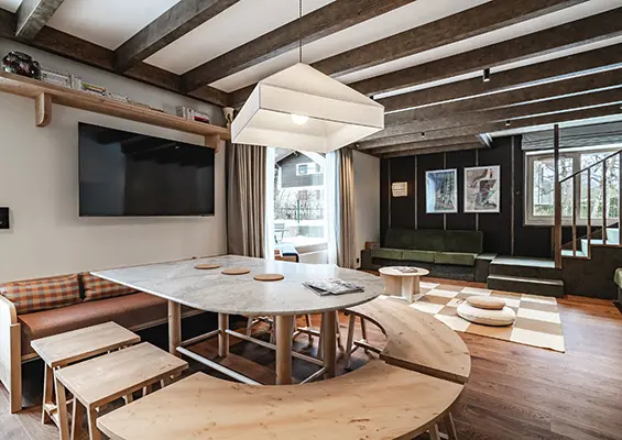 Appartement Elisabeth salon heliopic chamonix mont-blanc