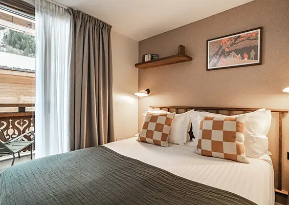 Appartement Elisabeth chambre heliopic chamonix mont-blanc